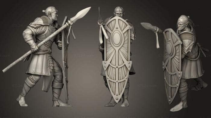 Military figurines (Elf 2, STKW_0899) 3D models for cnc